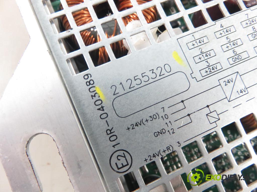 VOLVO FH II CIĄGNIK SIODŁOWY 2018 375,00 500 - D13C500 12777,00 konvertor NAPÄTIE: 21255320