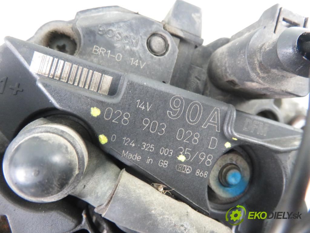 SKODA OCTAVIA I (1U2) LIFTBACK 1998 74,00 1.6 - AKL 1595,00 Alternátor 028903028D ; 0124325003 (Alternátory)
