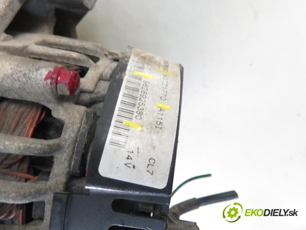 CITROEN SAXO (S0, S1) HB 2000 37,00 1.0 X - CDZ (TU9M) 954,00 Alternátor 9628925380 ; 63621770 (Alternátory)
