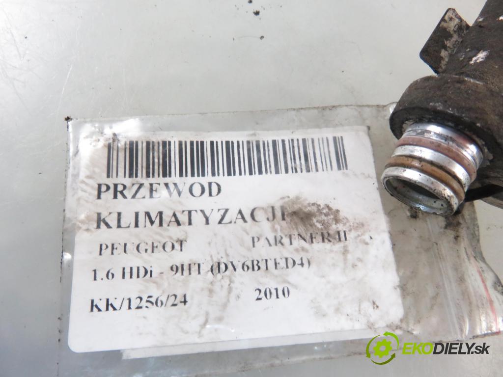 PEUGEOT PARTNER Skrzynia FURGON 2010 55,00 1.6 HDi - 9HT (DV6BTED4) 1560,00 rúrka klimatizácie 9681693480