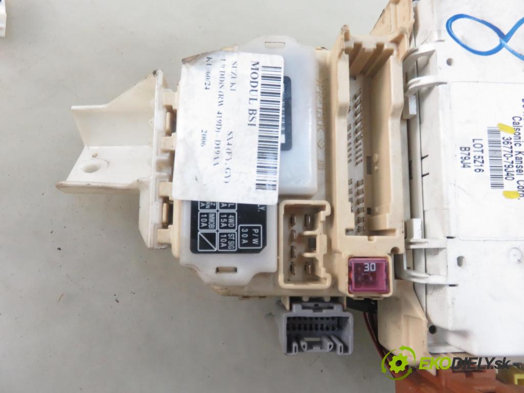 SUZUKI SX4 (EY, GY) CROSSOVER 2006 88,00 1.9 DDiS (RW 419D) - D19AA 1910,00 MODUL BSI 3677079J40