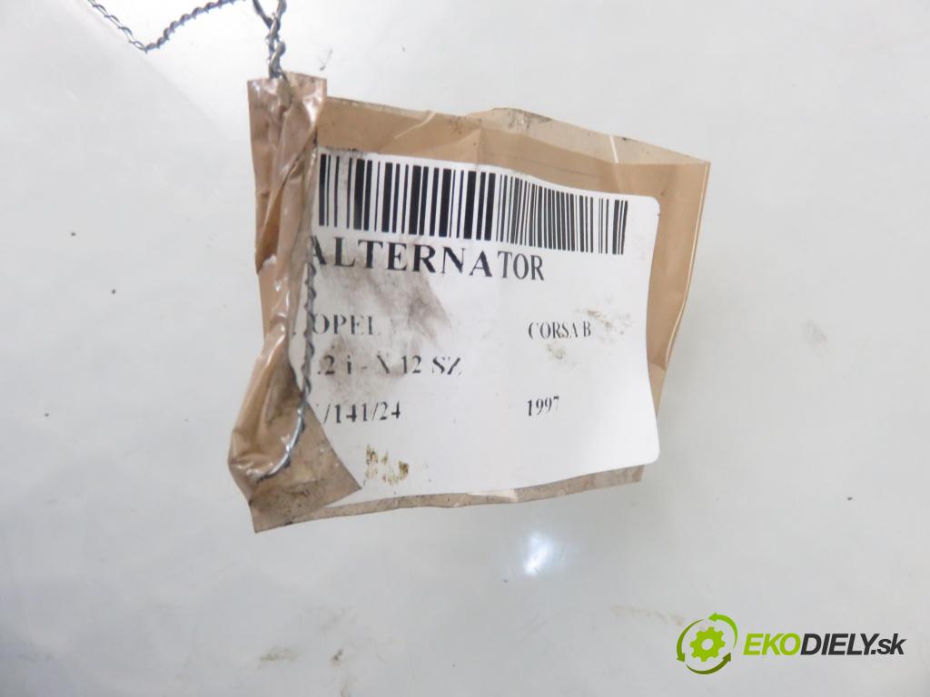 OPEL CORSA B (S93) HB 2000 48,00 1.2 i 16V - X 12 XE 1199,00 Alternátor 0123100033 ; 90534472 (Alternátory)