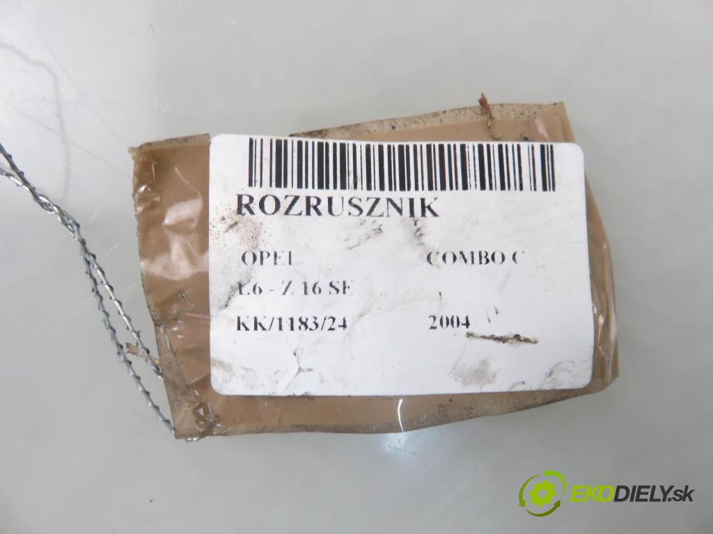 OPEL COMBO C KOMBIVAN 2004 62,00 1.6 8V 84 - Z 16 SE 1598,00 Štartér 09115191 ; D6RA249 (Štartéry)