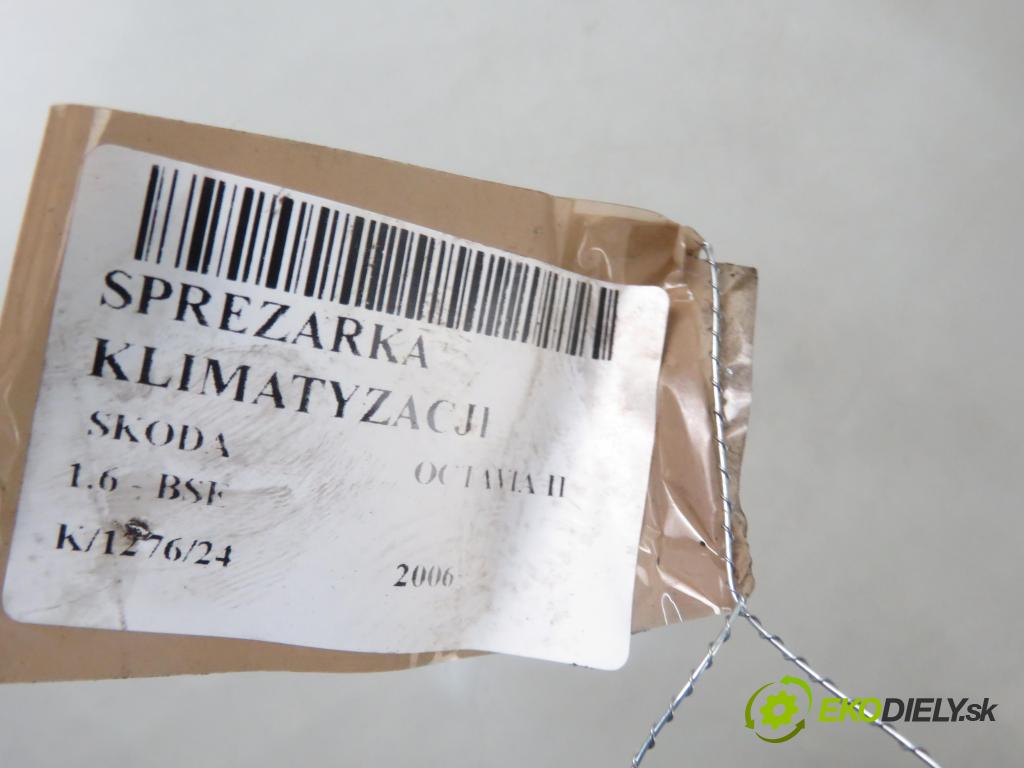 SKODA OCTAVIA II (1Z3) LIFTBACK 2006 75,00 1.6 - BSE 1595,00 KOMPRESOR: klimatizace 1K0820859M (Kompresory)