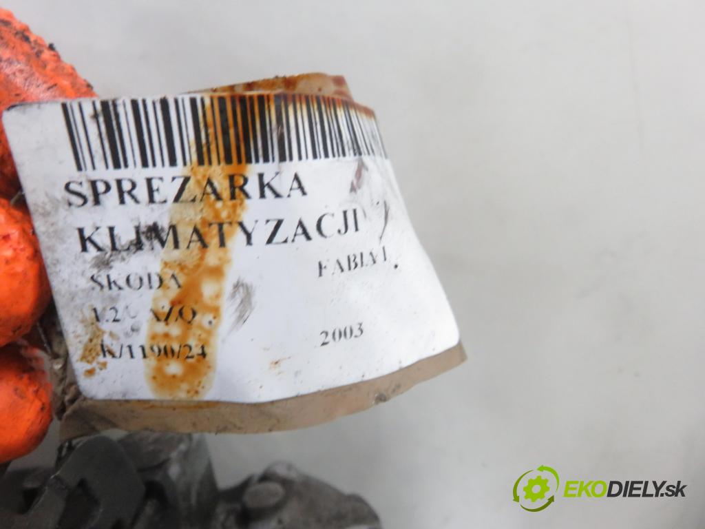 SKODA FABIA I (6Y2) HB 2003 47,00 1.2 - AZQ 1198,00 KOMPRESOR: klimatizace 4472208124 (Kompresory)
