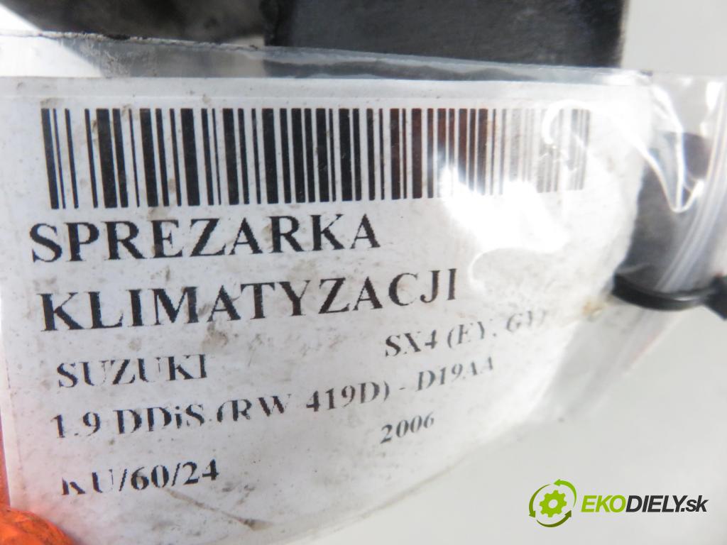 SUZUKI SX4 (EY, GY) CROSSOVER 2006 88,00 1.9 DDiS (RW 419D) - D19AA 1910,00 KOMPRESOR: klimatizace 4471902131 ; 55701201 (Kompresory)