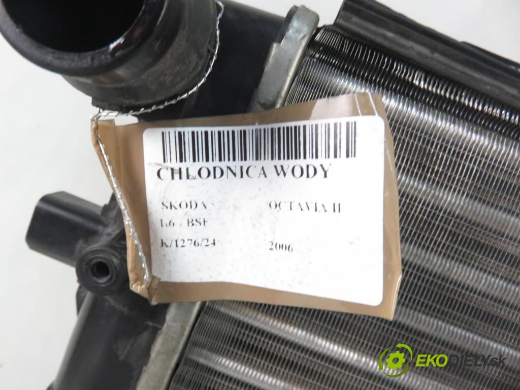 SKODA OCTAVIA II (1Z3) LIFTBACK 2006 75,00 1.6 - BSE 1595,00 chladič vody NRF2002026