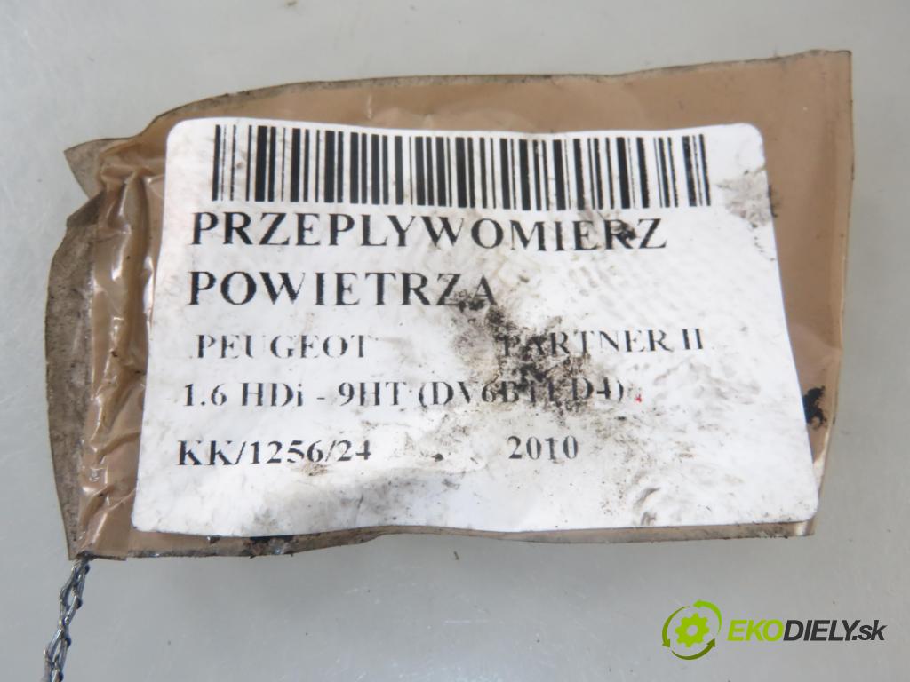PEUGEOT PARTNER Skrzynia FURGON 2010 55,00 1.6 HDi - 9HT (DV6BTED4) 1560,00 váha vzduchu vzduchu 9650010780 ; 72834204