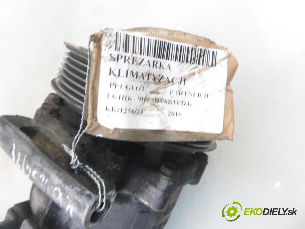 PEUGEOT PARTNER Skrzynia FURGON 2010 55,00 1.6 HDi - 9HT (DV6BTED4) 1560,00 KOMPRESOR: klimatizace 9670318880 (Kompresory)