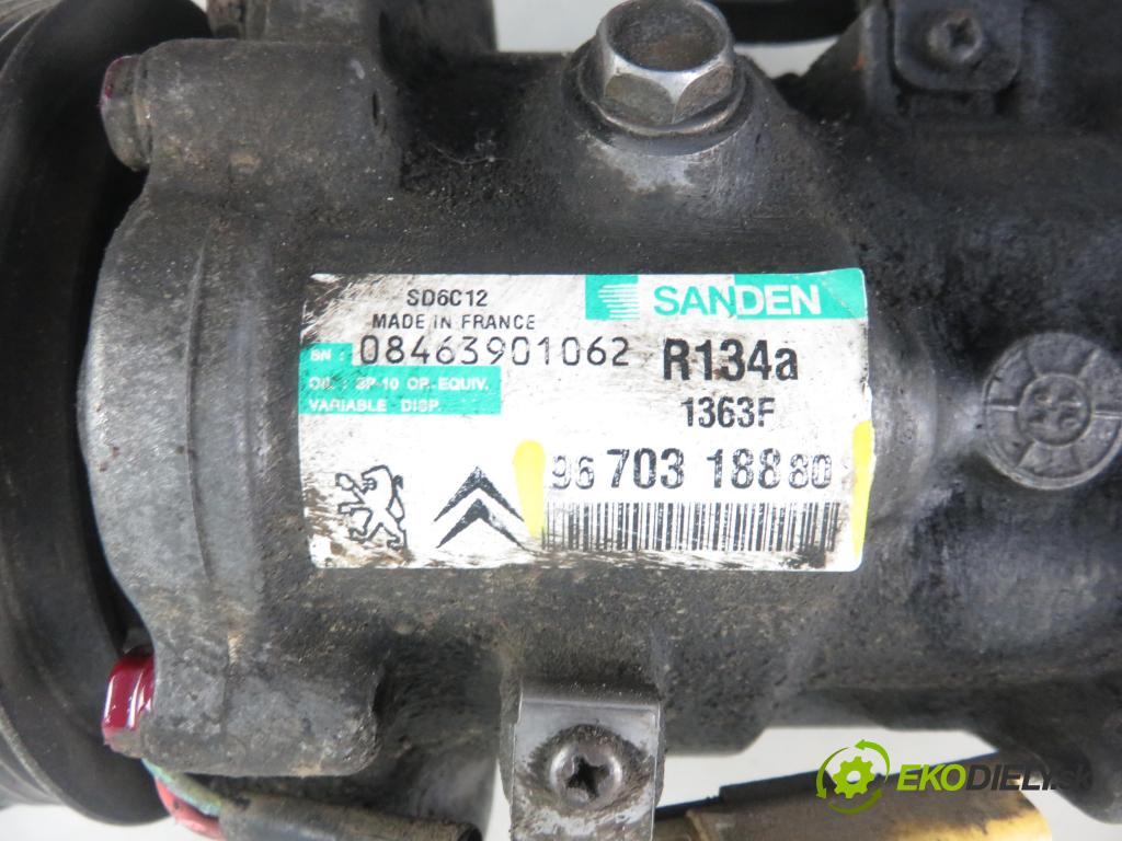 PEUGEOT PARTNER Skrzynia FURGON 2010 55,00 1.6 HDi - 9HT (DV6BTED4) 1560,00 KOMPRESOR: klimatizace 9670318880 (Kompresory)