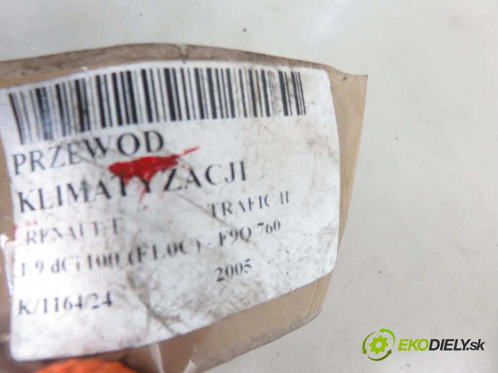 RENAULT TRAFIC II Skrzynia (FL) FURGON 2005 74,00 1.9 dCi 100 - F9Q 760 1870,00 rúrka klimatizácie