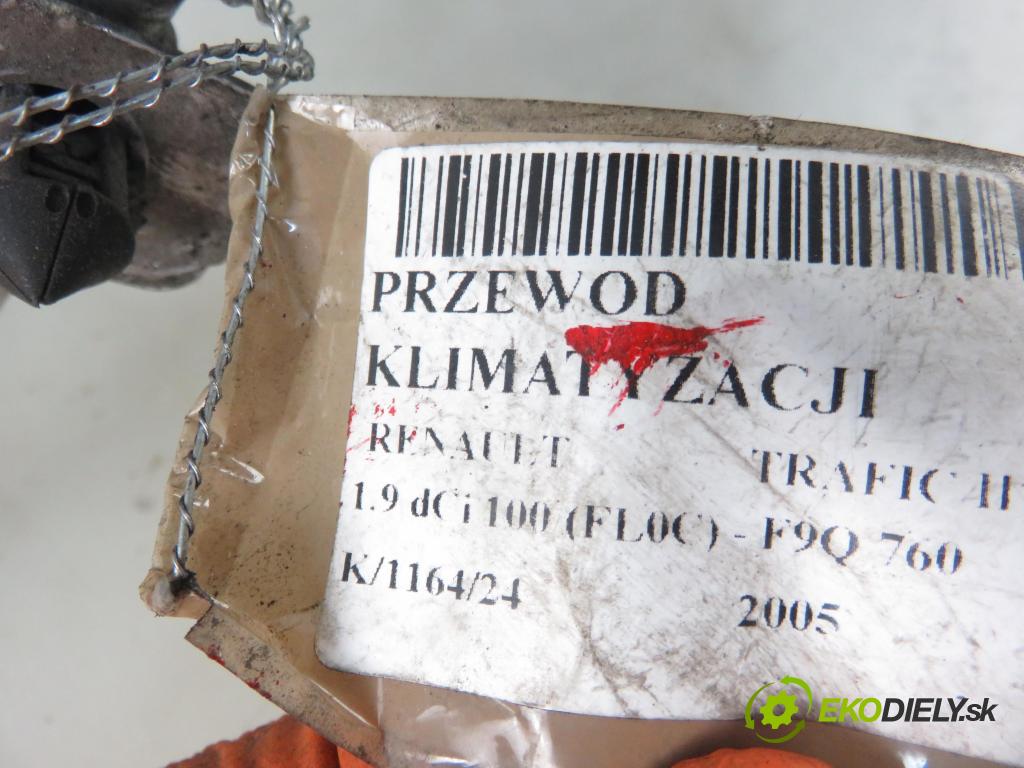 RENAULT TRAFIC II Skrzynia (FL) FURGON 2005 74,00 1.9 dCi 100 - F9Q 760 1870,00 rúrka klimatizácie