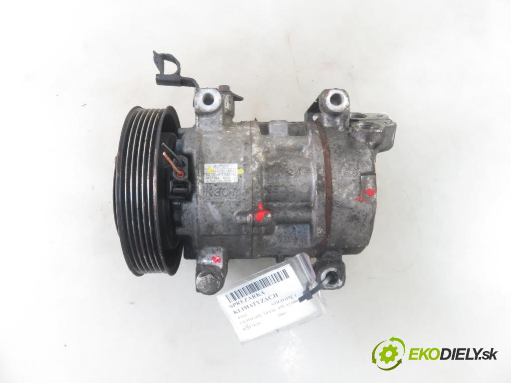FIAT STILO (192_) HB 2003 59,00 1.9 JTD (192_XF1A) - 192 A3.000 1910,00 KOMPRESOR: klimatizace 447220-8642 (Kompresory)