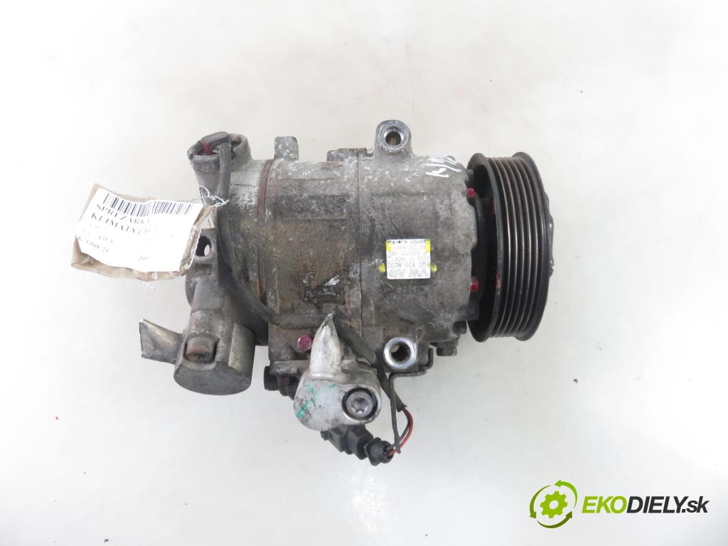 VW POLO (9N_) HB 2003 40,00 1.2 6V 54 - AWY 1198,00 KOMPRESOR: klimatizace 4472208943 ; 6Q0820803G (Kompresory)