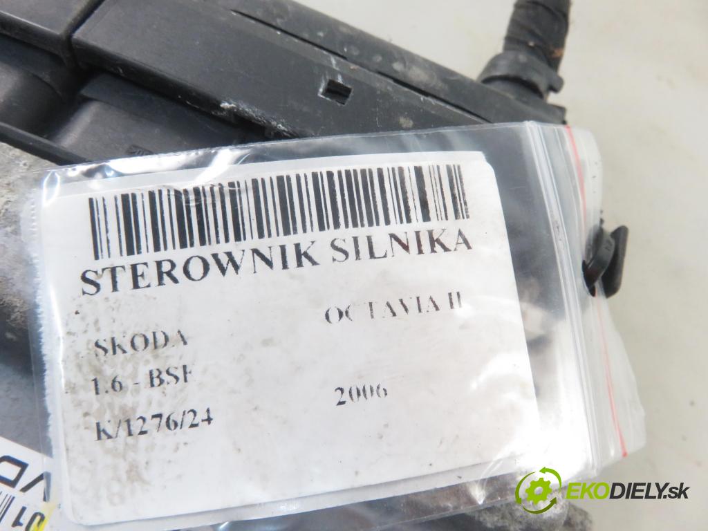 SKODA OCTAVIA II (1Z3) LIFTBACK 2006 75,00 1.6 - BSE 1595,00 řídící jednotka motora 06A906033FB ; 5WP40274