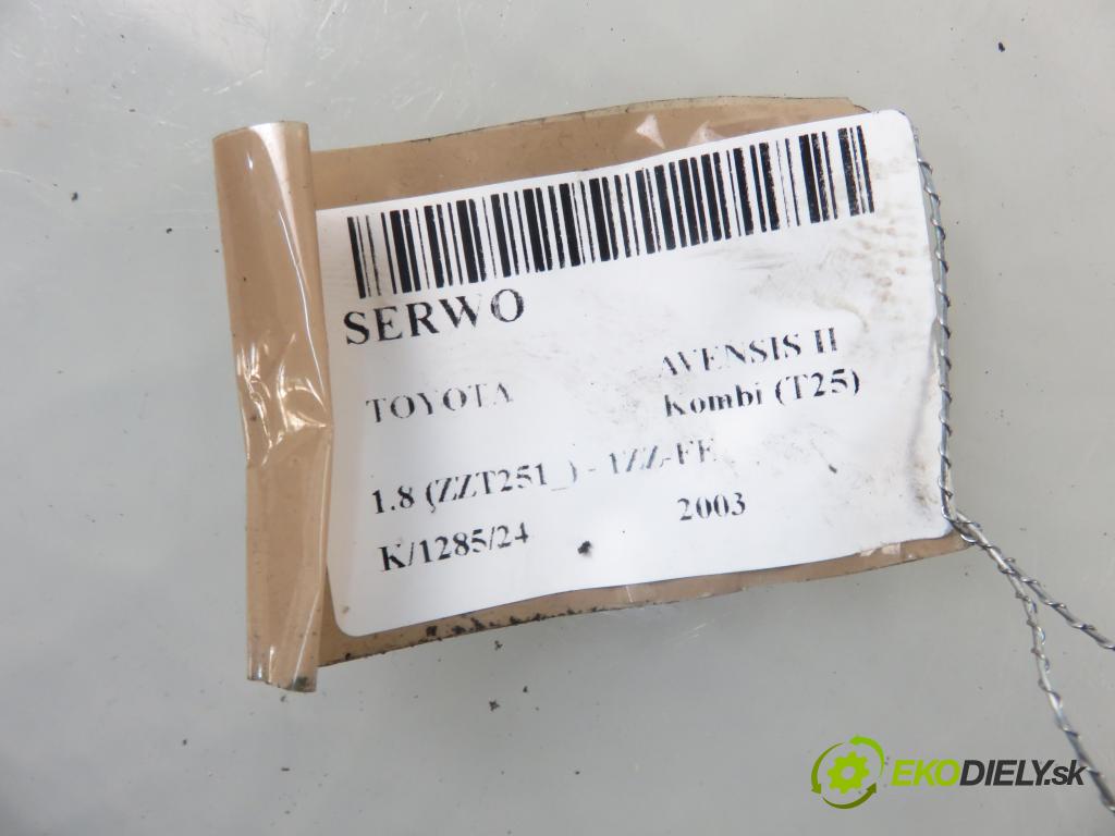 TOYOTA AVENSIS Kombi (_T25_) KOMBI 2003 95,00 1.8 (ZZT251_) - 1ZZ-FE 1794,00 Posilovač 0204024548 ; 4720005150 (Servočerpadlá, pumpy riadenia)