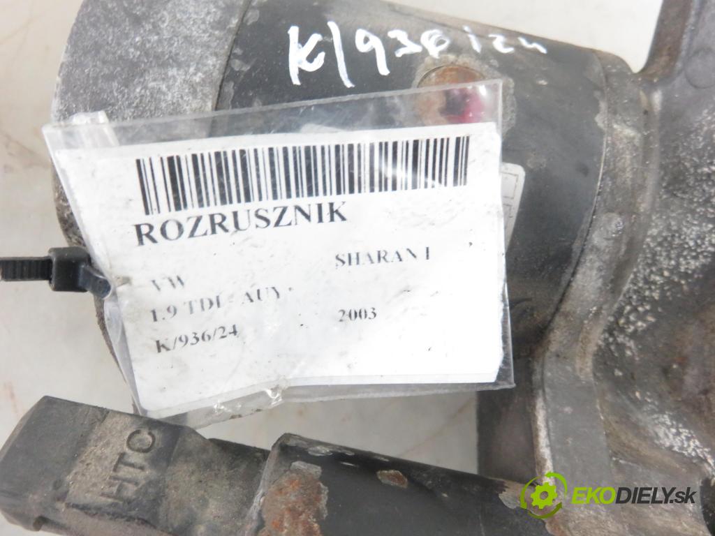 VW SHARAN (7M8, 7M9, 7M6) MINIVAN 2003 85,00 1.9 TDI PD 115 - AUY 1896,00 Štartér (Štartéry)