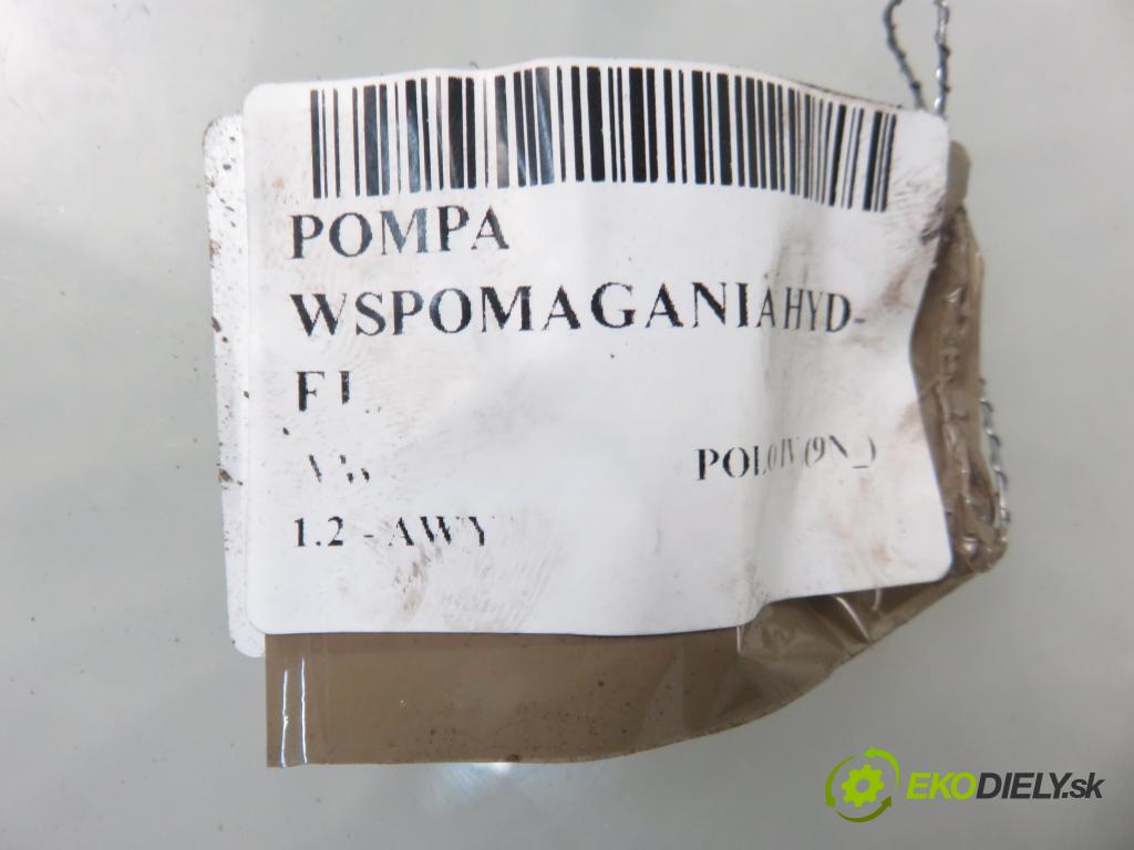 VW POLO (9N_) HB 2003 40,00 1.2 6V 54 - AWY 1198,00 Pumpa servočerpadlo 6Q0423156S ; 6Q1423051AJ ; 6Q1423051T