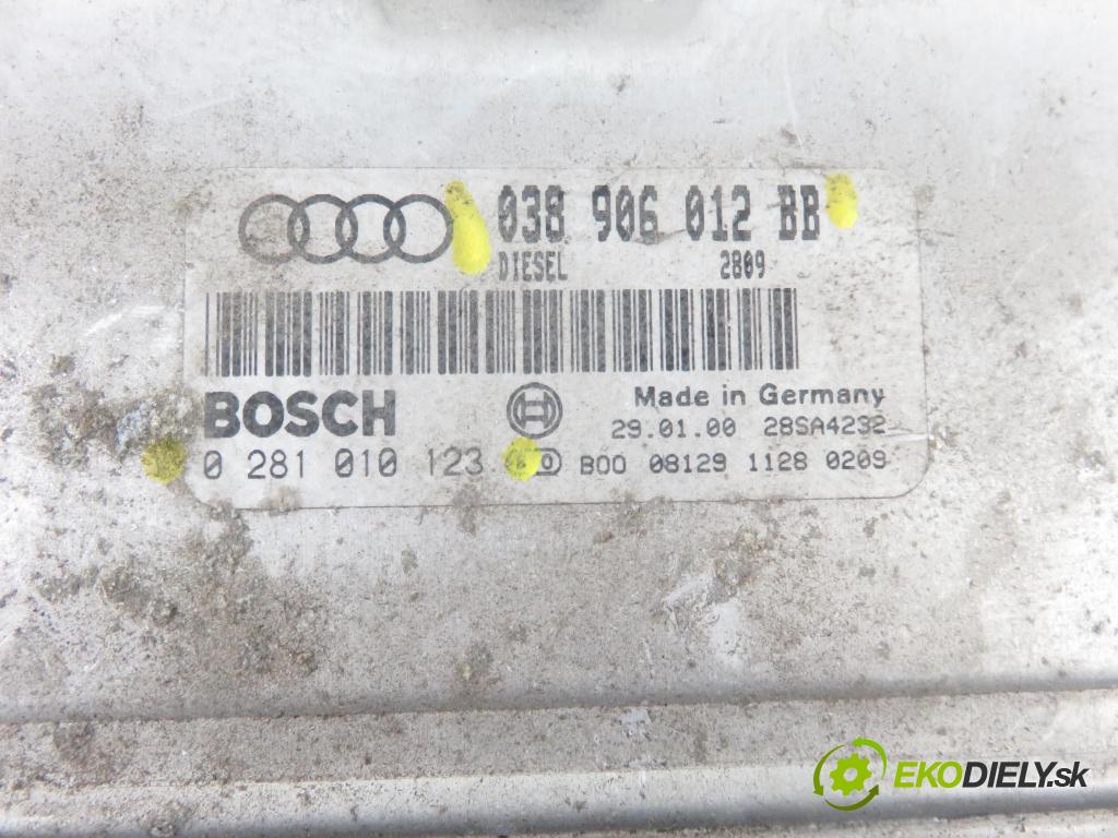 AUDI A3 (8L1) HB 2000 81,00 1.9 TDI - ASV 1896,00 řídící jednotka motora 038906012BB ; 0281010123