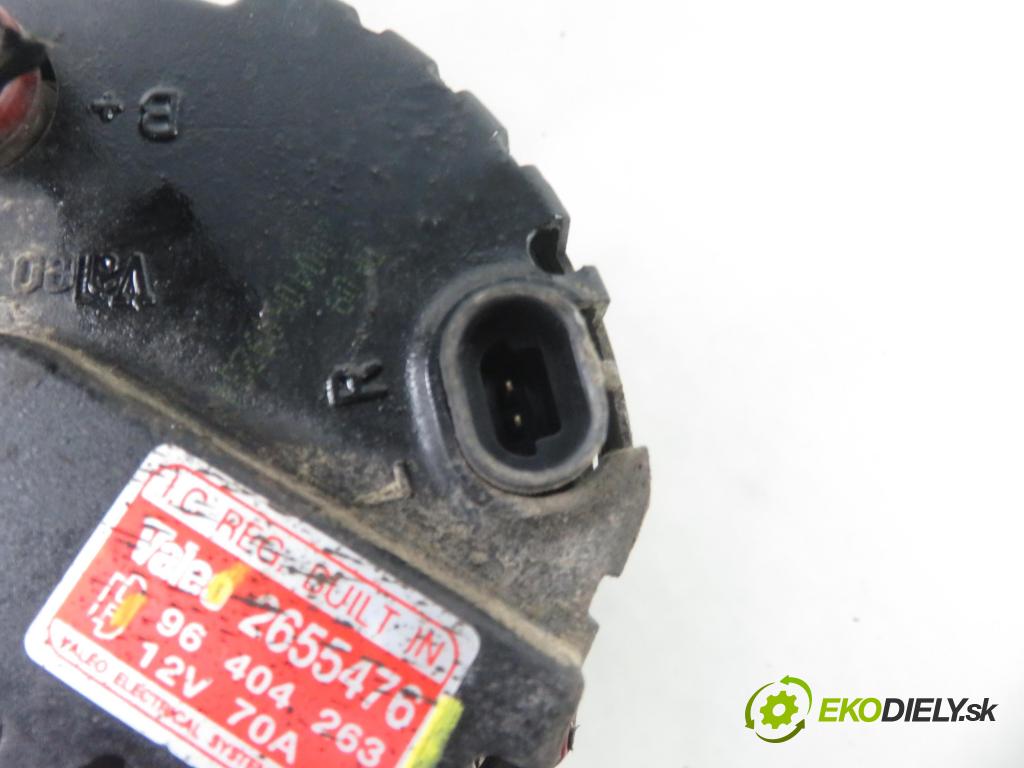 CHEVROLET AVEO / KALOS liftback (T200) HB 2004 53,00 1.2 - F12S3 1150,00 Alternátor 96404263 ; 2655476 (Alternátory)