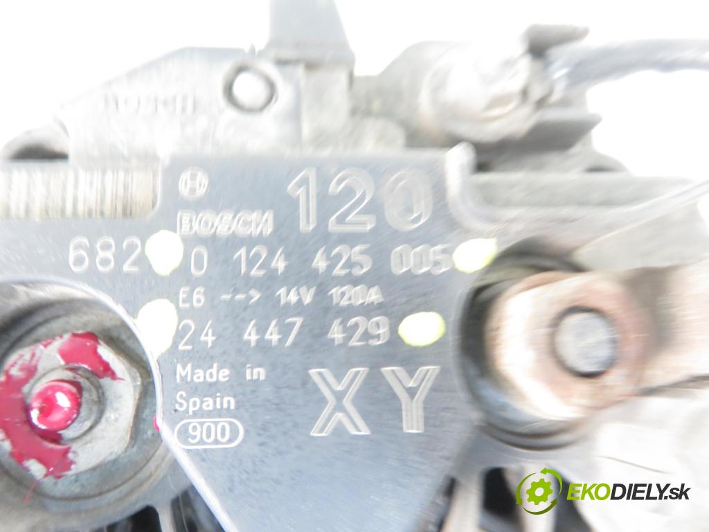 OPEL ZAFIRA B (A05) MINIVAN 2006 77,00 1.6 105 - Z 16 XEP 1598,00 Alternátor 24447429 ; 0124425005 (Alternátory)