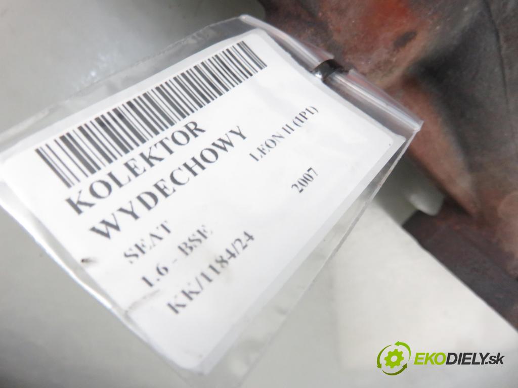 SEAT LEON (1P1) HB 2007 75,00 1.6 - BSE 1595,00 potrubí VYČERPAT: 06A253033AS (Výfukové potrubí)