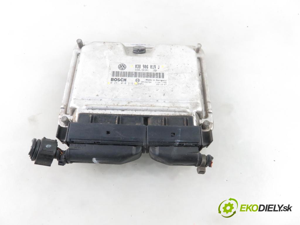 VW SHARAN (7M8, 7M9, 7M6) MINIVAN 2001 85,00 1.9 TDI PD 115 - AUY 1896,00 řídící jednotka motora 038906019J ; 0281010216