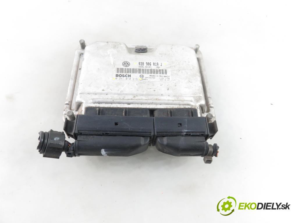 VW SHARAN (7M8, 7M9, 7M6) MINIVAN 2001 85,00 1.9 TDI PD 115 - AUY 1896,00 řídící jednotka motora 038906019J ; 0281010216