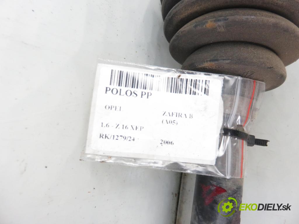 OPEL ZAFIRA B (A05) MINIVAN 2006 77,00 1.6 105 - Z 16 XEP 1598,00 Poloos PP