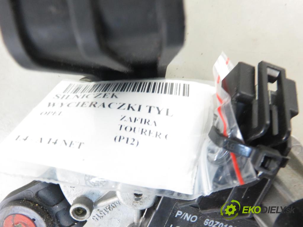 OPEL ZAFIRA TOURER C (P12) MINIVAN 2012 103,00 1.4 - A 14 NET 1364,00 motorek stěrače ZADNÍ: 13256917