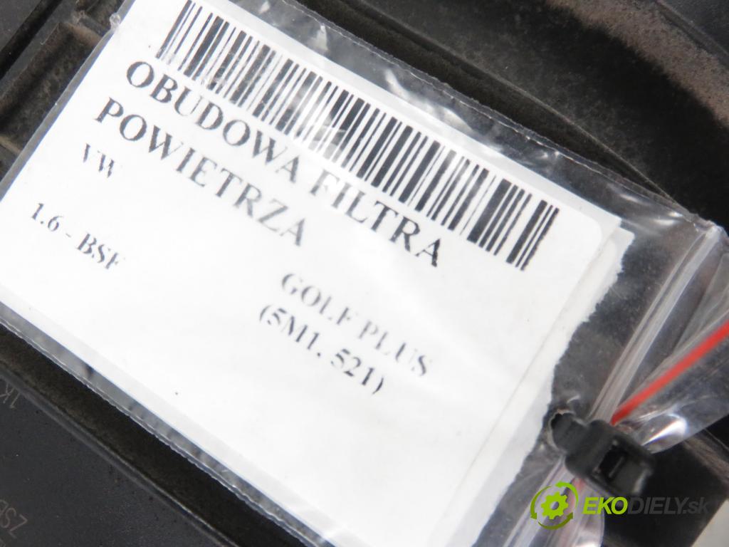 VW GOLF PLUS (5M1, 521) HB 2005 75,00 1.6 - BSF 1595,00 Obal filtra vzduchu 1F0129607 ; 1F0129620C (Obaly filtrov vzduchu)
