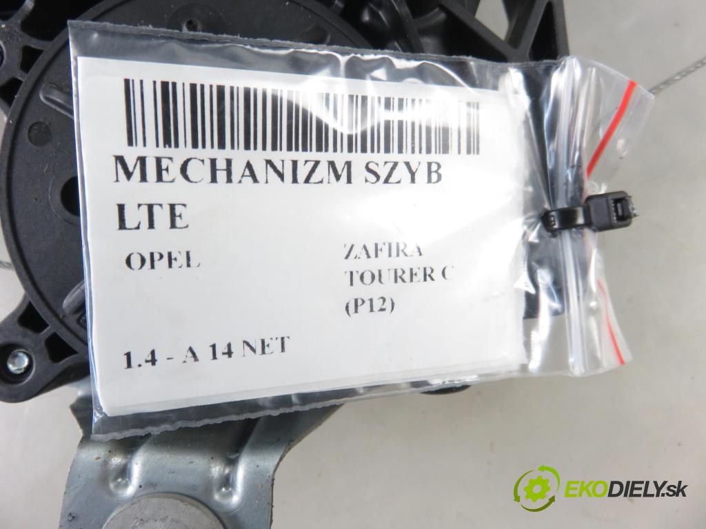 OPEL ZAFIRA TOURER C (P12) MINIVAN 2012 103,00 1.4 - A 14 NET 1364,00 mechanismus oken LTE 13260141LH