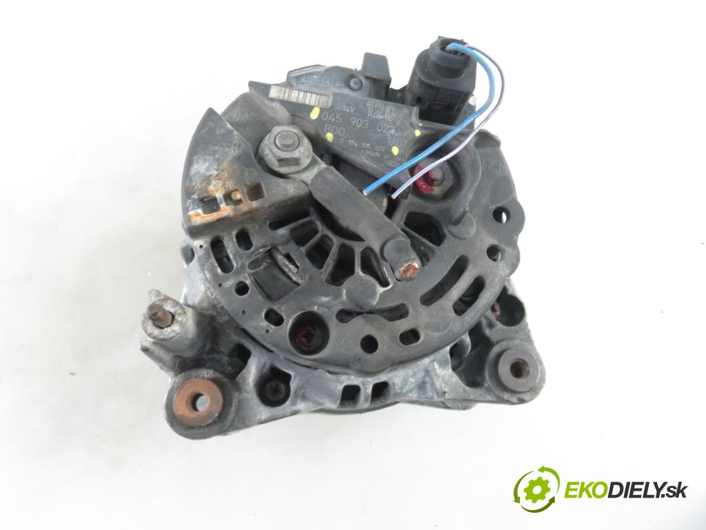 AUDI A2 (8Z0) HB 2002 55,00 1.4 TDI - AMF 1422,00 Alternátor 045903023A ; 0124515022 (Alternátory)
