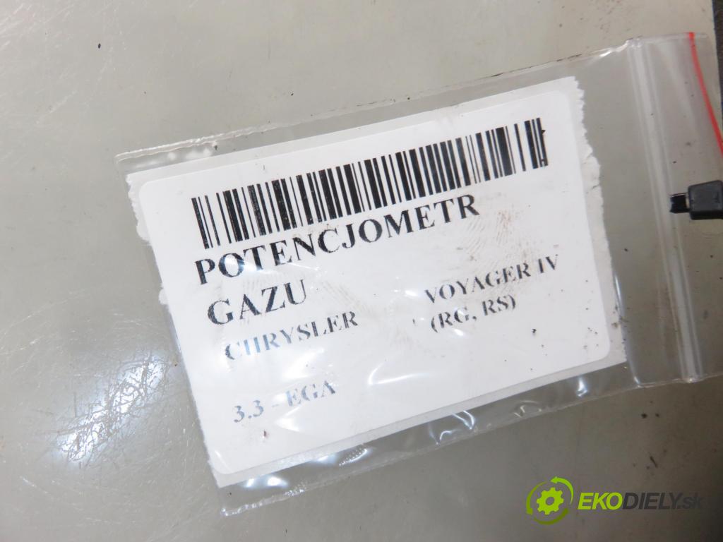 CHRYSLER VOYAGER IV (RG, RS) MINIVAN 2001 0,00 3.3 - EGA 3301,00 Potenciometer plynu 04861541AA (Pedále)