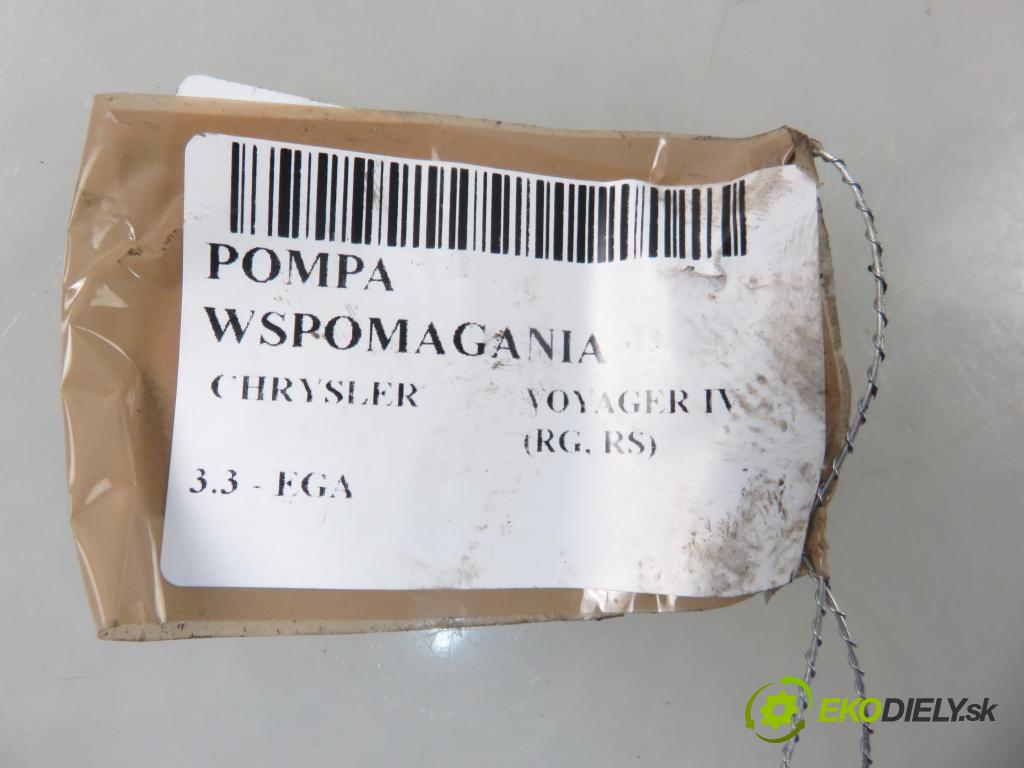 CHRYSLER VOYAGER IV (RG, RS) MINIVAN 2001 0,00 3.3 - EGA 3301,00 Pumpa servočerpadlo 04861540AA (Servočerpadlá, pumpy riadenia)