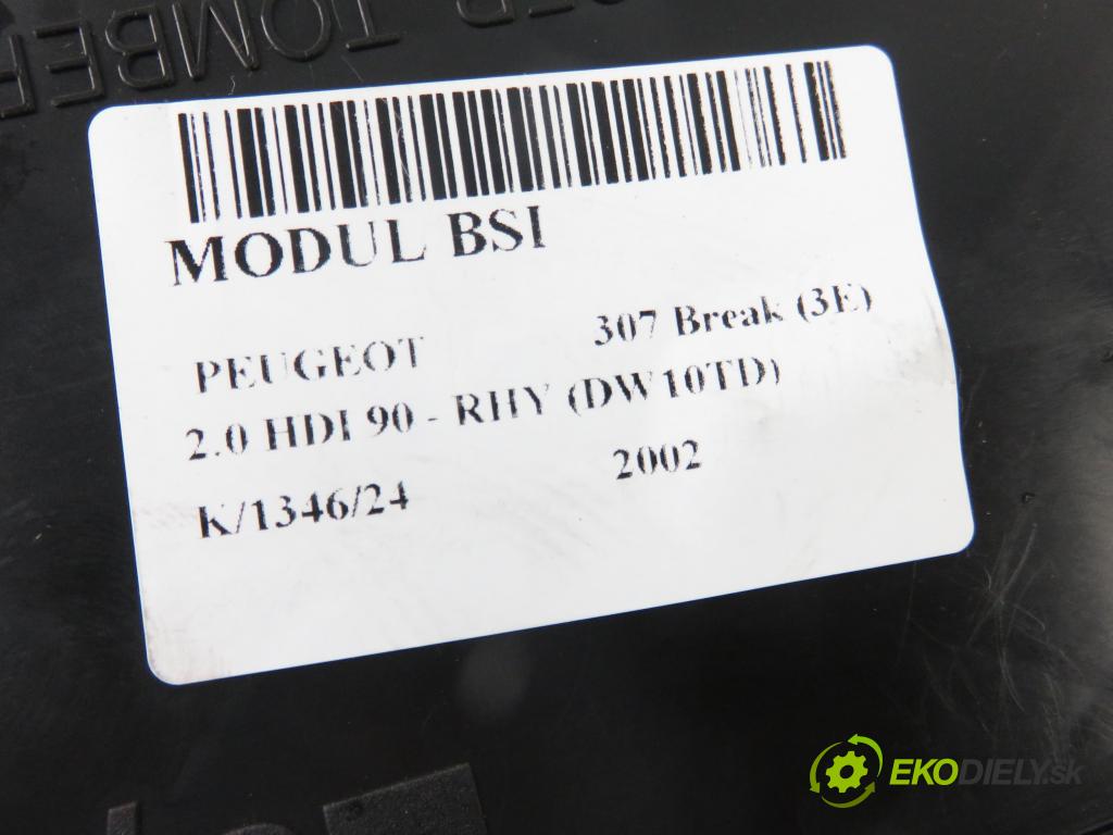 PEUGEOT 307 Break (3E) KOMBI 2002 66,00 2.0 HDI 90 - RHY (DW10TD) 1997,00 MODUL BSI 9644098380 ; 9636760580F