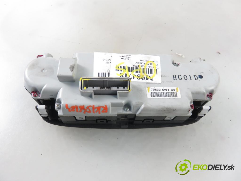 HONDA CR-V III (RE_) SUV 2008 103,00 2.2 i-CTDi 4WD (RE6) - N22A2 2204,00 Panel kúrenia KLIMATRONIK 79600SWYG4