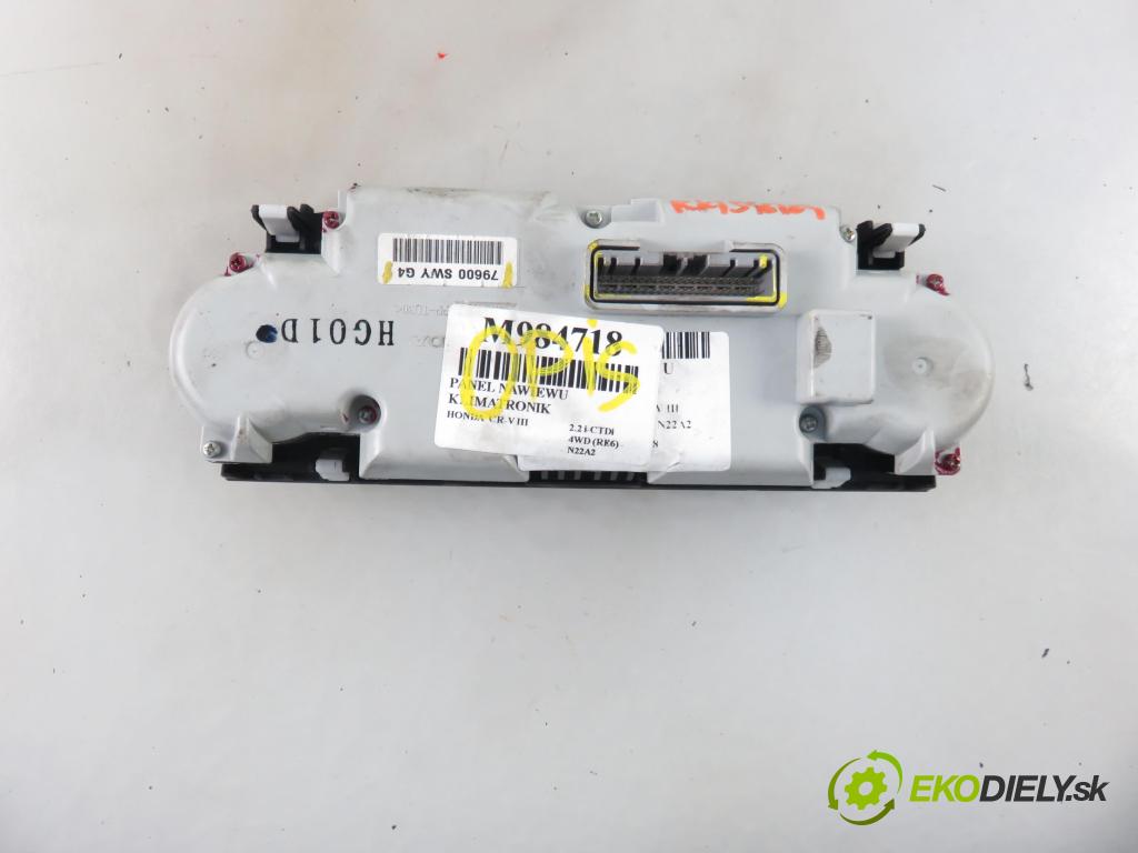 HONDA CR-V III (RE_) SUV 2008 103,00 2.2 i-CTDi 4WD (RE6) - N22A2 2204,00 Panel kúrenia KLIMATRONIK 79600SWYG4