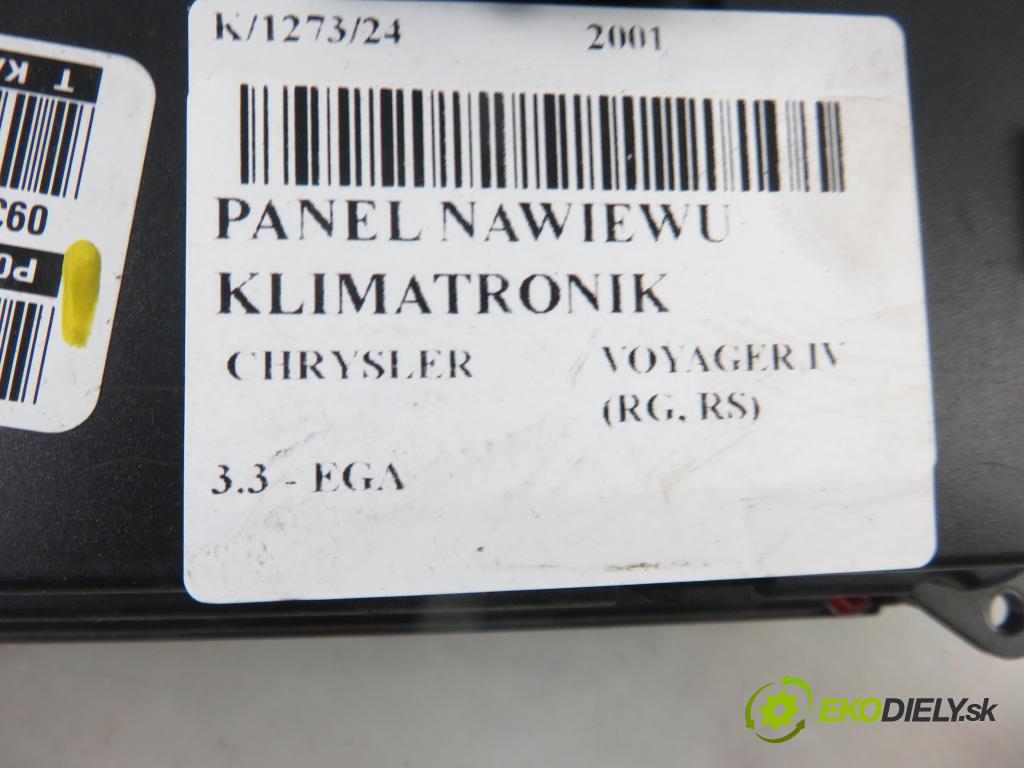 CHRYSLER VOYAGER IV (RG, RS) MINIVAN 2001 0,00 3.3 - EGA 3301,00 Panel kúrenia KLIMATRONIK P05005004AG