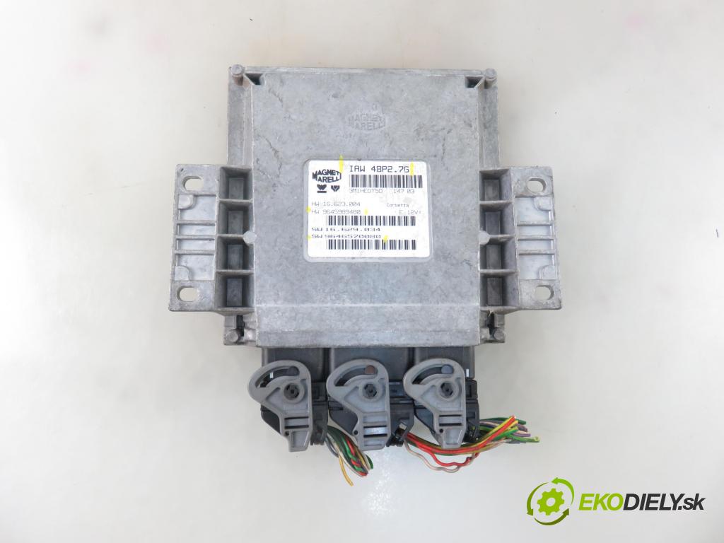 CITROEN C2 (JM_) HB 2003 44,00 1.1 - HFX (TU1JP) 1124,00 řídící jednotka motora IAW48P27G ; HW9645989480 ; SW9646570080
