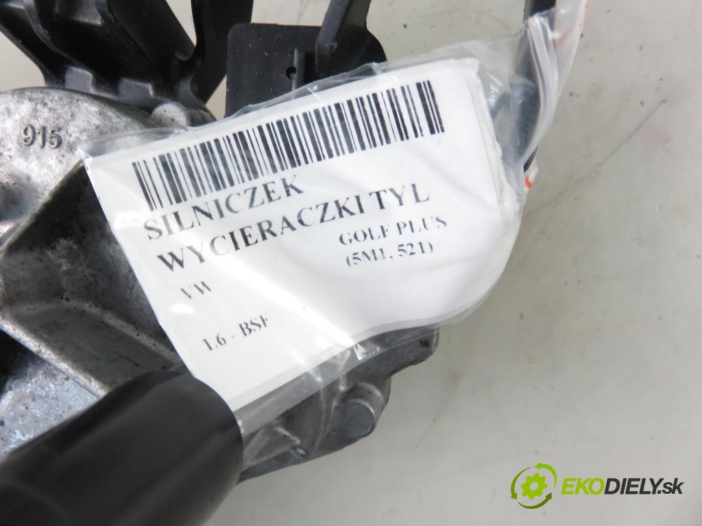 VW GOLF PLUS (5M1, 521) HB 2005 75,00 1.6 - BSF 1595,00 motorek stěrače ZADNÍ: 5M0955711 ; 0390201809