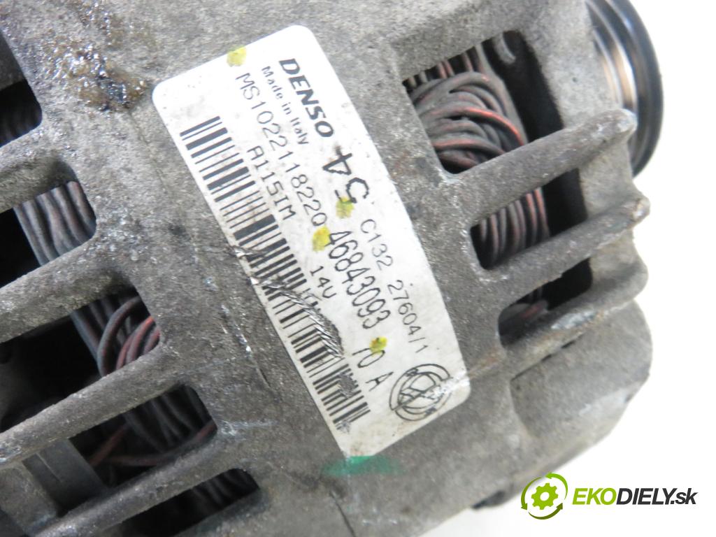 FIAT PANDA (169_) HB 2004 40,00 1.1 54 - 187 A1.000 1108,00 Alternátor 46843039 ; MS1022118220 (Alternátory)
