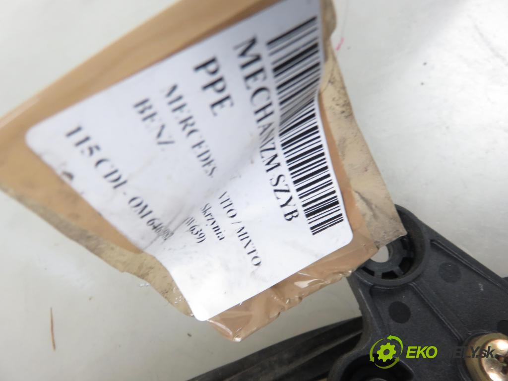 MERCEDES-BENZ VITO / MIXTO Skrzynia (W639) FURGON 2004 110,00 115 CDI 150 - OM 646.982 2148,00 mechanismus oken PPE 0130821940