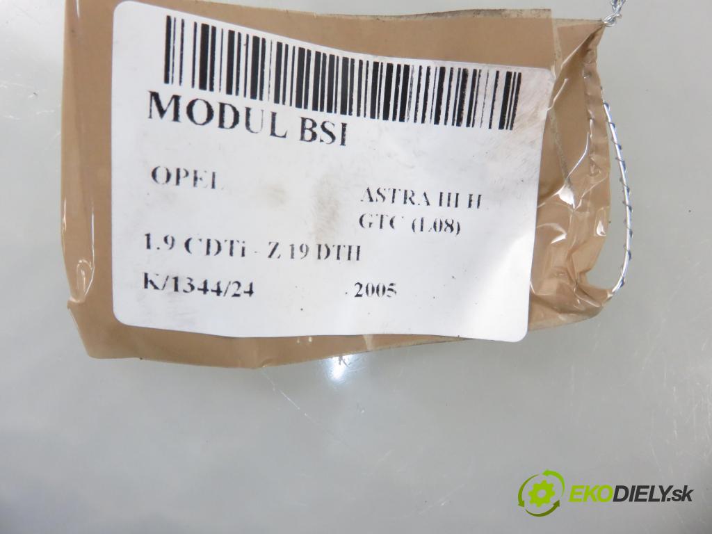 OPEL ASTRA H GTC (L08) HB 2005 110,00 1.9 CDTi - Z 19 DTH 1910,00 MODUL BSI 13206746GS ; 5DK00866852