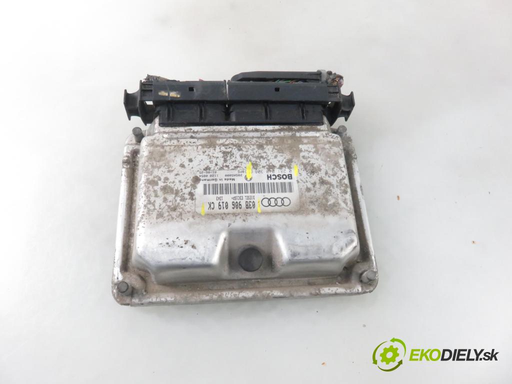 AUDI A3 (8L1) HB 2001 96,00 1.9 TDI PD 130 - ASZ 1896,00 řídící jednotka motora 038906019CK ; 0281010308