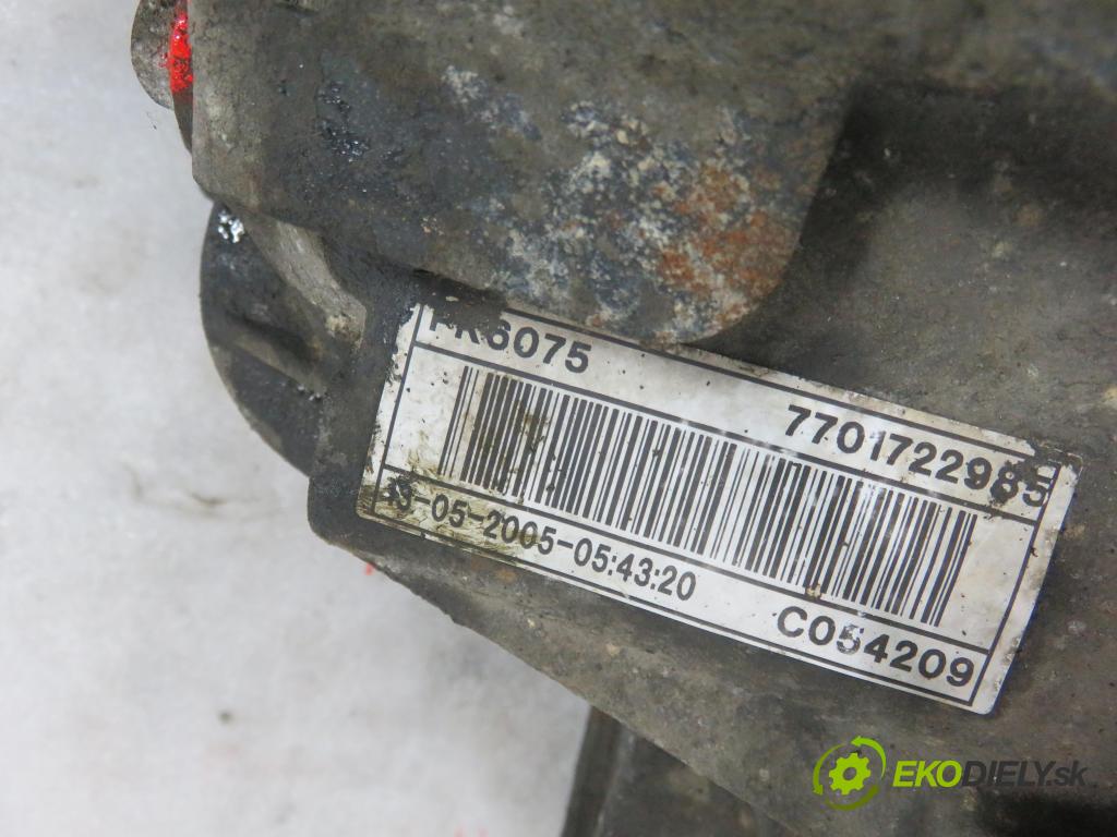 RENAULT TRAFIC II Autobus (JL) BUS 2004 74,00 1.9 dCI 100 (JL0C) - F9Q 760 1870,00 Prevodovka MANUALNA PK6075