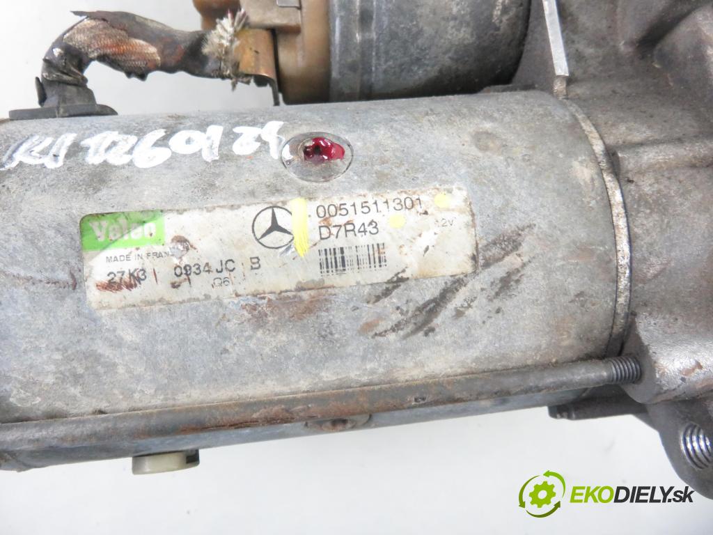 MERCEDES-BENZ VITO / MIXTO Skrzynia (W639) FURGON 2004 110,00 115 CDI 150 - OM 646.982 2148,00 Štartér 0051511301 ; D7R43 (Štartéry)
