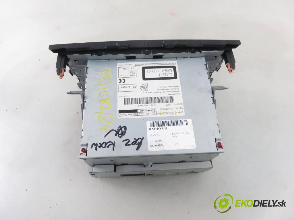 SUZUKI SWIFT IV (FZ, NZ) HB 2012 0,00 1.2 - K12M 1197,00 RADIO CD 3910168L01