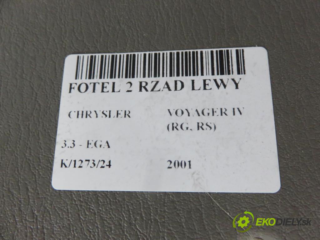 CHRYSLER VOYAGER IV (RG, RS) MINIVAN 2001 0,00 3.3 - EGA 3301,00 Sedadlo 2 rad ľavy