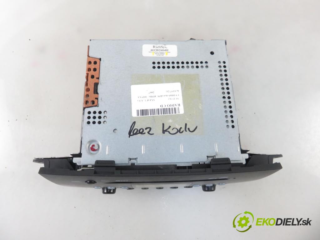 SUZUKI SX4 (EY, GY) HB 2007 88,00 1.9 DDiS 4x4 (RW 419D) - D19AA 1910,00 RADIO CD 16130002